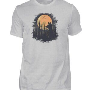 Fox in the Forest T-Shirt – Woodland Nature Graphic Tee